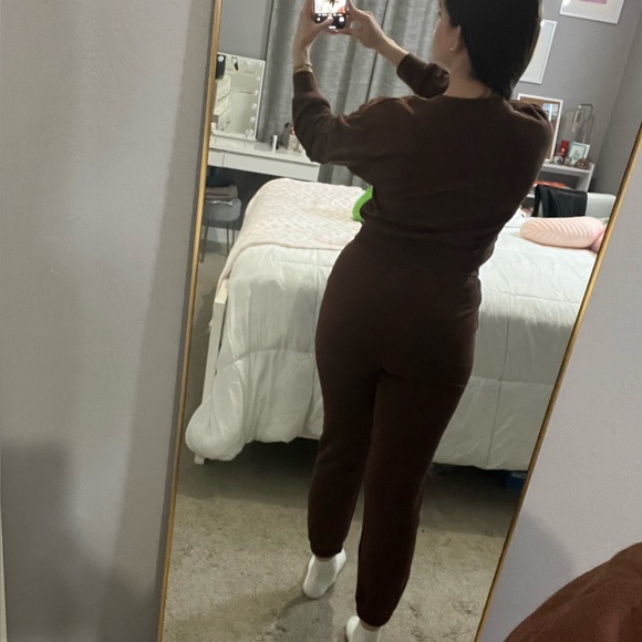 Chocolate Brown Zara Sweatsuit - Picture 2 of 3